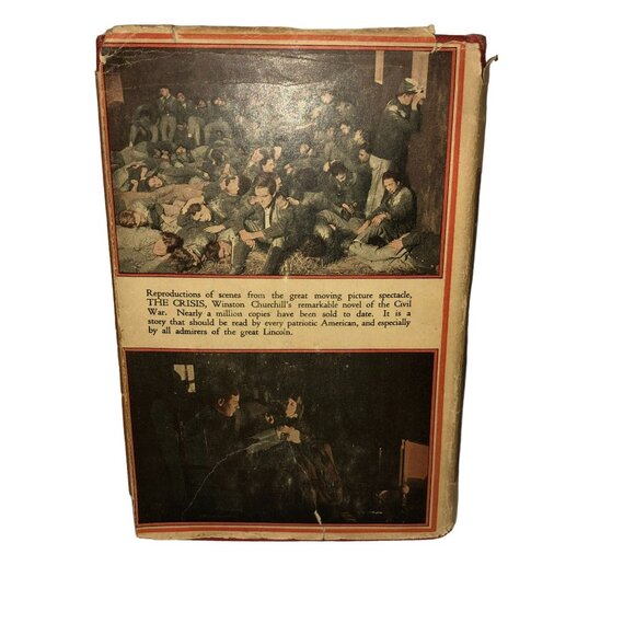Atg The Crisis Hardcover Book 1901 by Winston Churchill Dust Jacket Grosset & Du - Picture 3 of 6